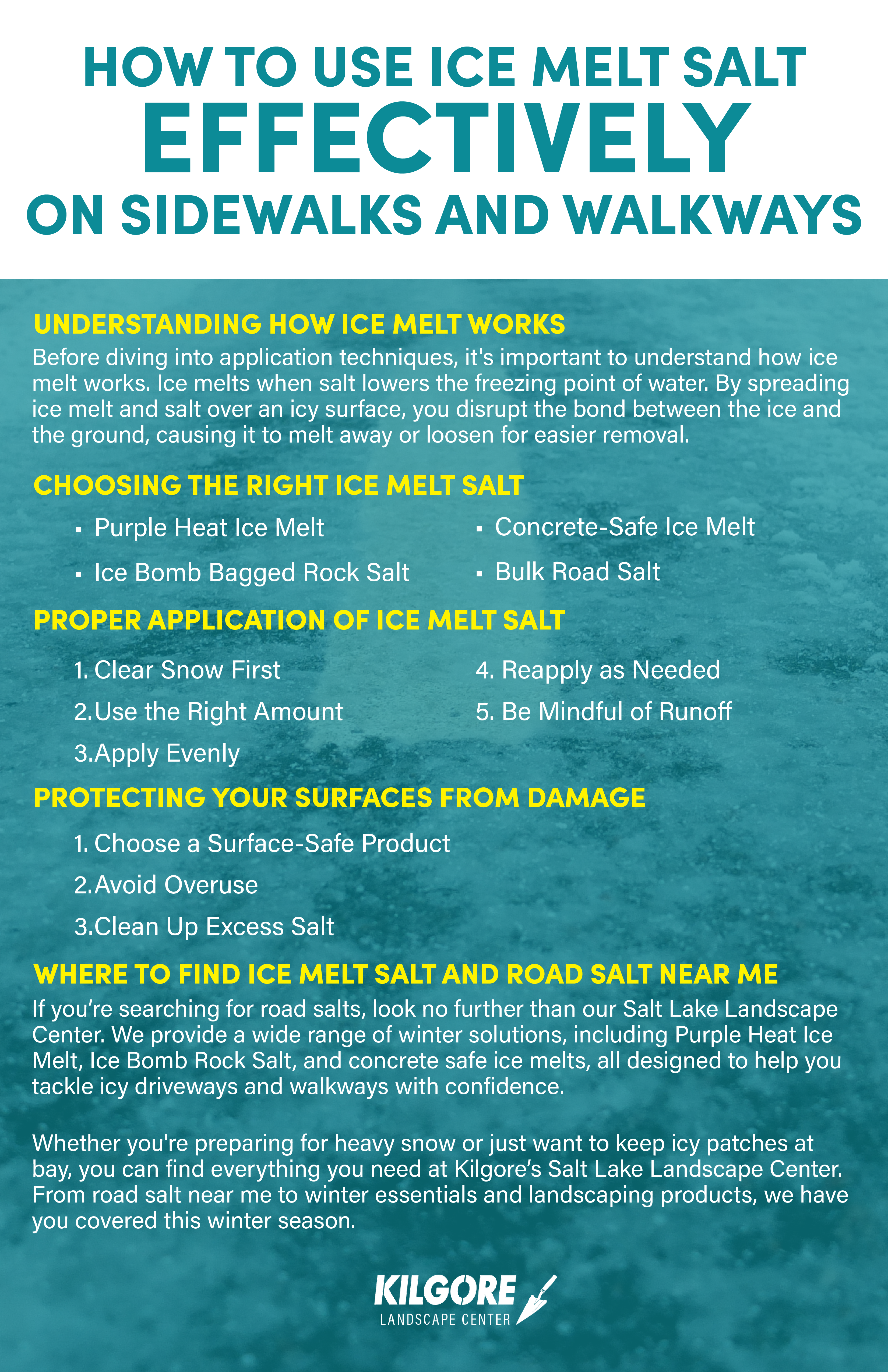 How to Use Ice Melt Salt Effectively for Driveways and Walkways